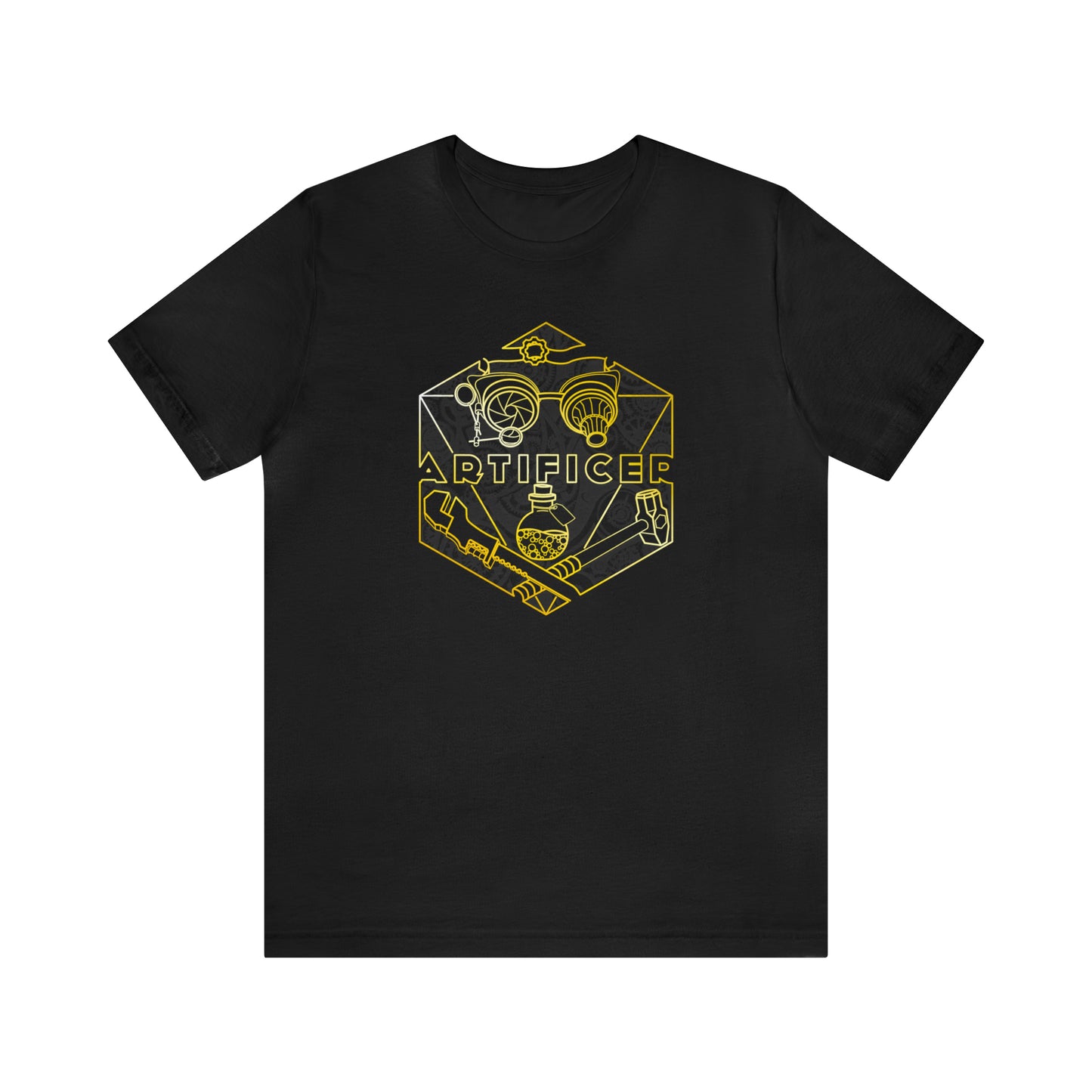 Unisex Premium Black & Gold Artificer Tee