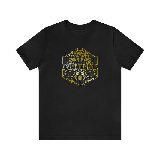 Unisex Premium Black & Gold Druid Tee