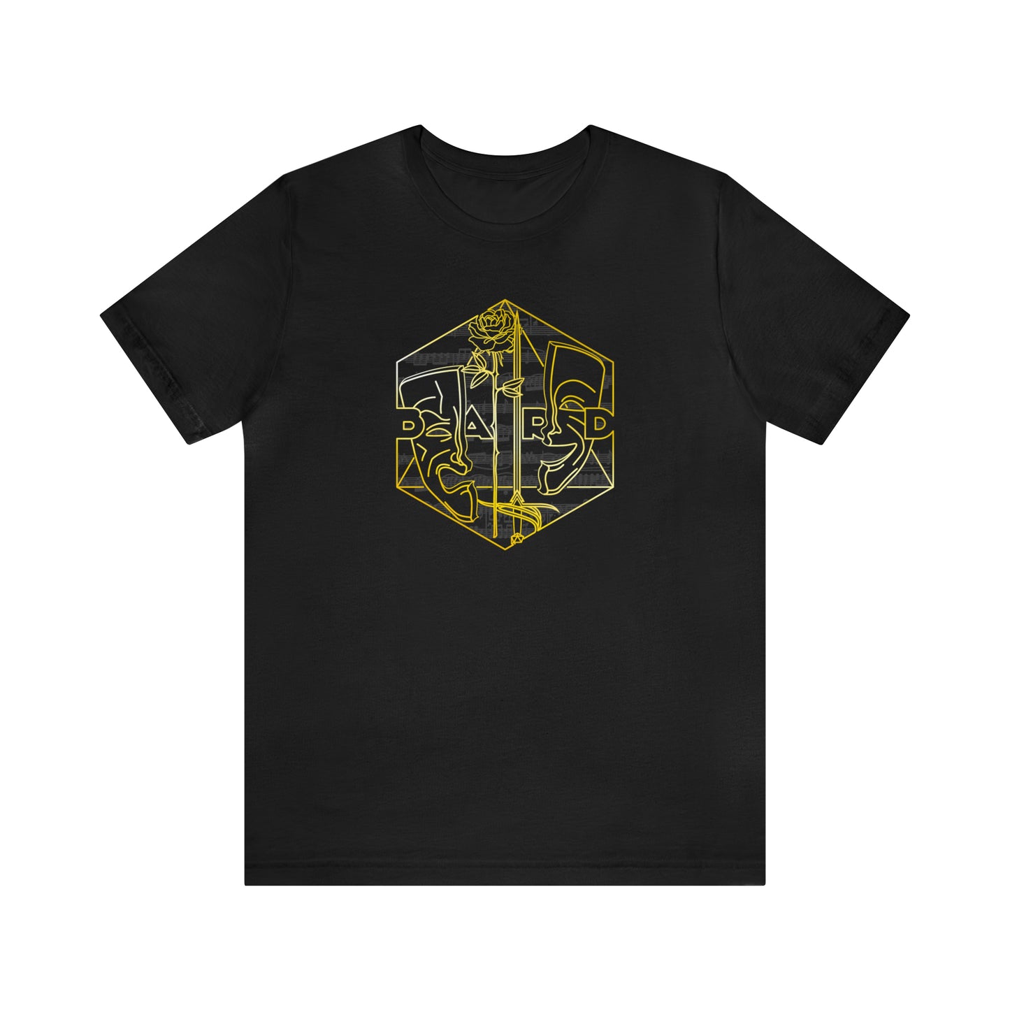 Unisex Premium Black & Gold Bard Tee