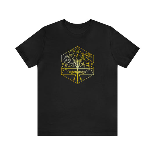 Unisex Premium Black & Gold Ranger Tee